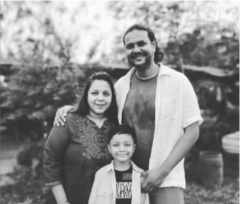 Mr. Saurabh Srivastava, Permaculturist Partner, with his family